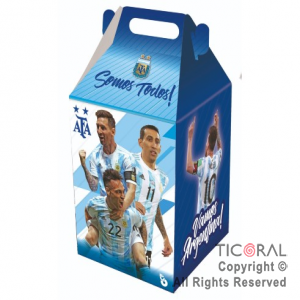 ARGENTINA AFA CAJA SORPRESA x 6